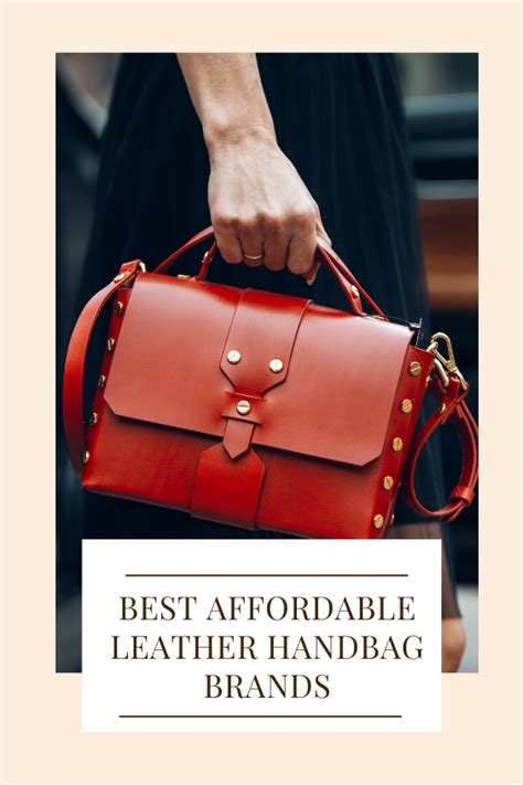 Best Affordable Leather Handbag Brands - It Starts With Coffee