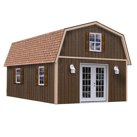 Best Barns Richmond 16x32 Wood Storage Shed Kit