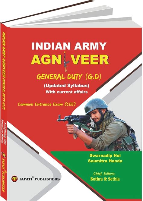 Best Books for Indian Army Agniveer General Duty PDF 2024