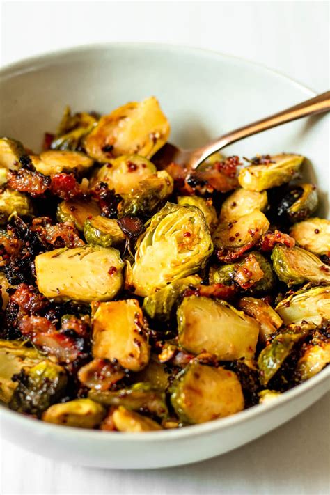 Best Brussels Sprouts with Honey and Mustard - The Hungry …