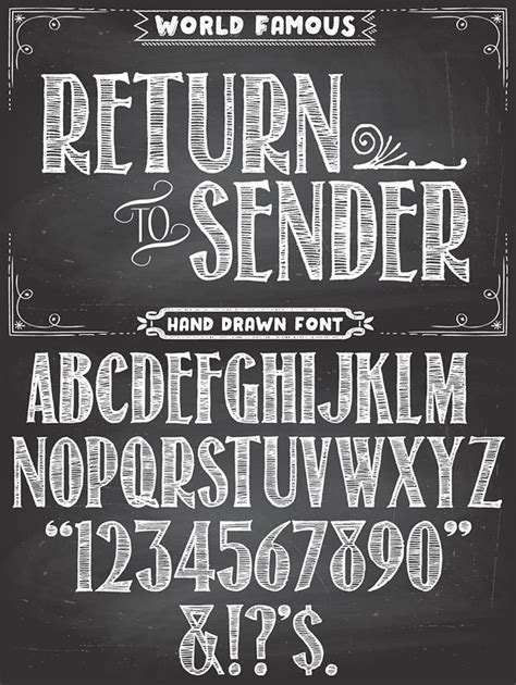 Best Chalkboard Fonts for Your Project Design with Red