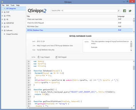 Best Code Snippet Manager - QSnipps