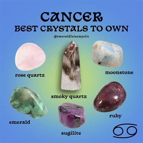 Best Crystals for Cancer: Zodiac Traits, Best Crystals & How to Use Them