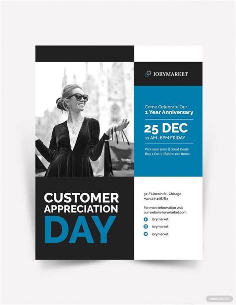 Best Customer Appreciation Flyer Template Excel Example Dremelmicro