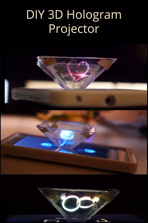 Best DIY 3D Hologram Projector Made from Plastic Sheet Craft projects