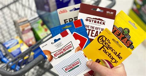 Best Fast Food Gift Card Deals