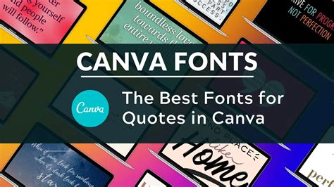 Best Fonts for Quotes in Canva Blogging Guide