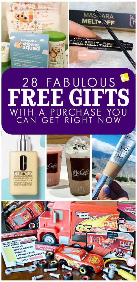 Best Free Gifts With Purchase