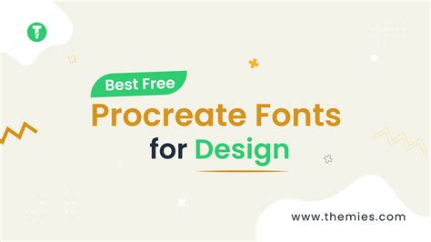 Best Free Procreate Fonts for Design Themeies