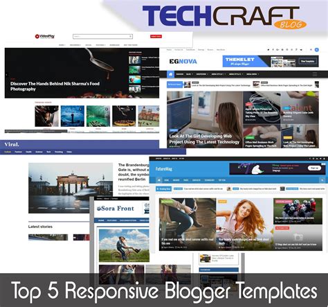 Best Free Responsive Blogger Template 2020 Tech Aedgar