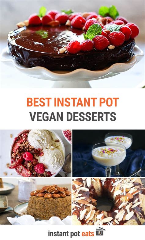 Best Instant Pot Vegan Desserts (Cakes, Crisps, Brownies & More)