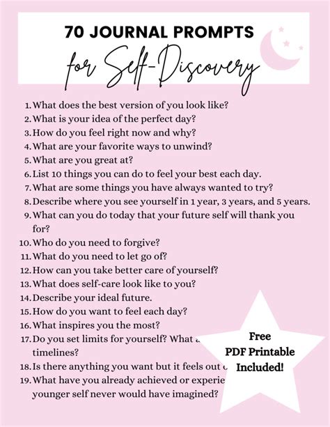 Best Journal Prompts For Self Discovery