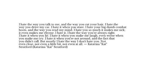 Best Katarina "Kat" Stratford Quotes Quote Catalog