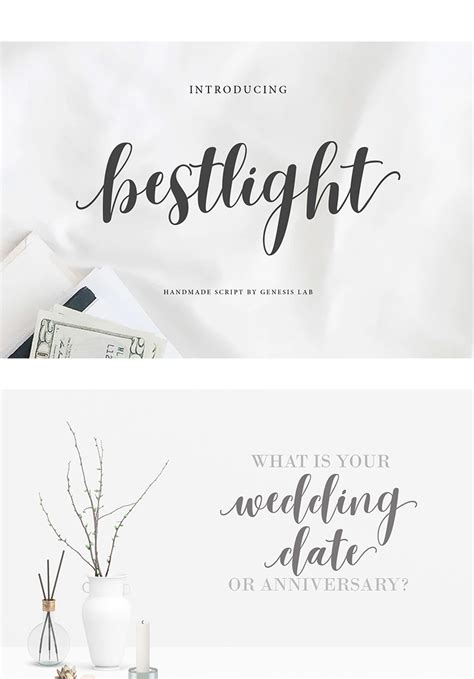 Best Light Script Font 77187