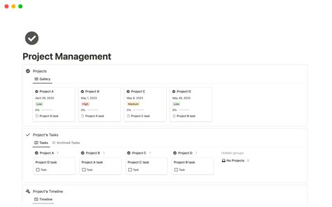 Best Notion Templates For Project Management