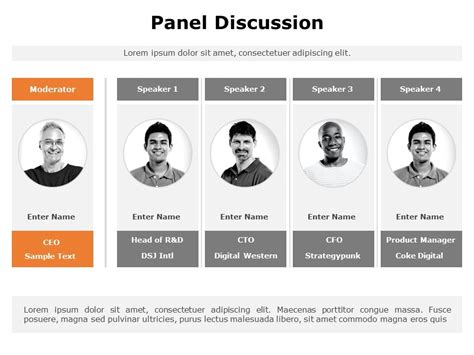 Best Panel Discussion Presentation Template For Slides