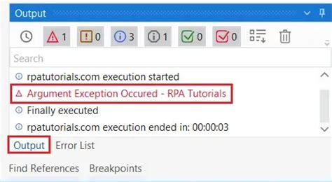 Best Practice for Error Handling Try Catch UiPath Activity