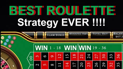 best roulette strategy 2012