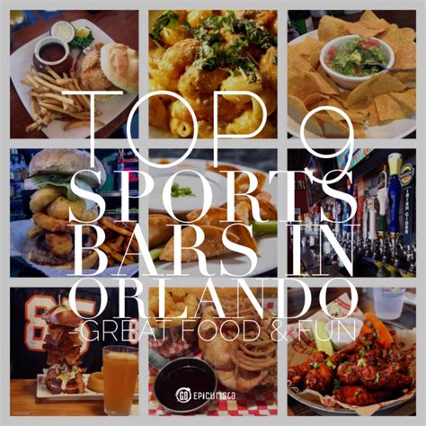 Best Sports Bars in Orlando with Great Food and Fun