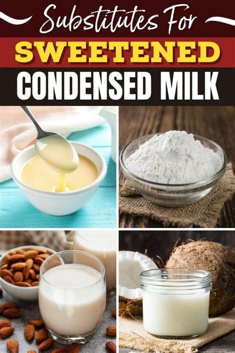 Best Substitutes for Sweetened Condensed Milk