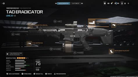 Best TAQ Eradicator Class Setup and Loadout in MW3 Prima Games