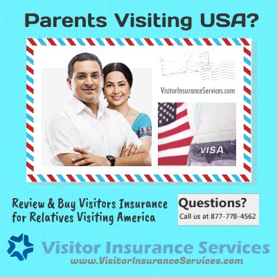 Best Visitors Insurance For Parents Visiting Usa
