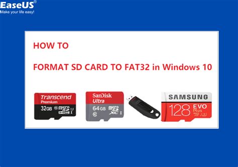 Best Way to Format 64GB SD Card to FAT32 on Windows 11, 10, …