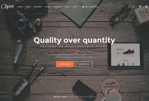 Best Wordpress Theme For Static Website Theme Image