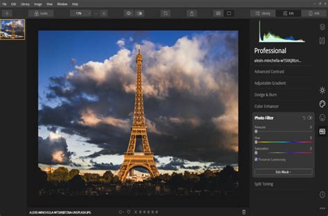 Best ai photo editor. DxO PhotoLab 7. The best photo editing software for RAW image processing. Specifications. PC: Windows 10 version 20H2 (64-bit) or higher, Intel Core processor or AMD Ryzen with 8 cores, 16GB RAM recommended. Mac: macOS 12.6.8 (Monterey) or higher, 16GB RAM recommended. 