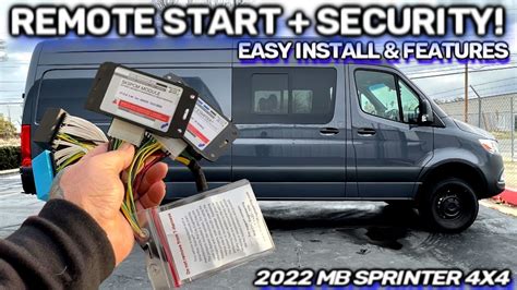 Best alarm for sprinter van.  The Most advanced remote starter system ava...