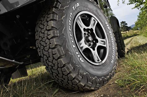 All-terrain tires are an absolute must for off-road 