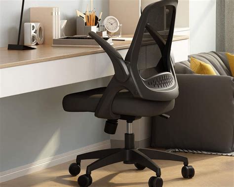 Best amazon office chair. SMUG Desk Chair No Wheels, Mid Back Computer Chair Ergonomic Mesh Office Chair with Larger Seat, Executive Sled-Base Task Chair with Lumbar Support and Armrests for Women Adults, Black 4.6 out of 5 stars 3,771 