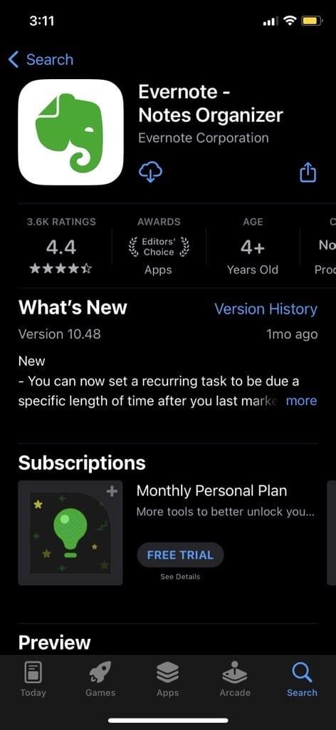 Best app for stylus note taking.  Evernote is another excellent note-taking applic...