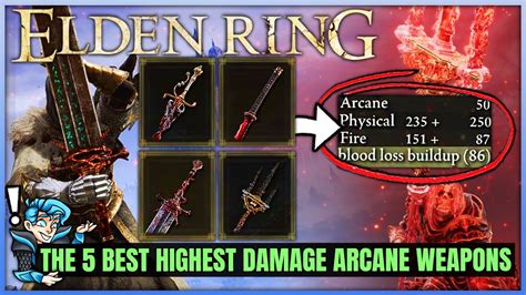 Best arcane weapons elden ring. Mar 27, 2022 ... Comments233 ; The 5 BEST Arcane Build Weapons in Elden Ring - Highest Damage Bleed Status Weapon Guide! RageGamingVideos ; The Most OP And ... 