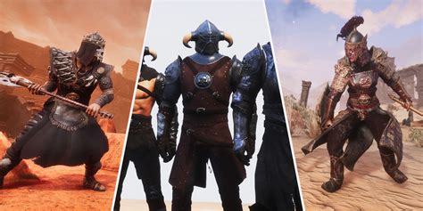 Best armors conan exiles. For armor, I'm really digging the theurgical aegis from the BP. High hp, high armor rating and +30% follower damage for whole set. Drink one of the new 12% follower dmg elixirs on top of that. 3 zombies filled with brimstone with the +20 stats you get from maxed out authority.. probably not "the best" but def lots of fun new stuff to mess with 