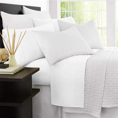 Best bamboo bed sheets. Full/Queen: $339. King: $359. Cozy Earth offers its bamboo-derived sheet set in five sizes: twin/twin XL, full/queen, king, California king, and split king. The split king set features two twin/twin XL size fitted sheets, but is otherwise identical to a king size set. All of the fitted sheets are fully elasticized with a depth of 18 inches ... 