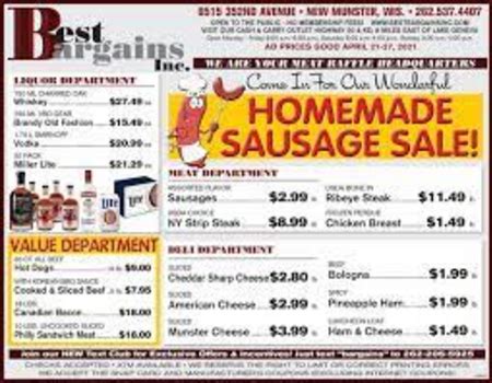 Best Bargains, Inc. provides wholesale food