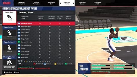 Unsurprisingly, the options for big men are rather limited. Statistically speaking, LaMarcus Aldridge's jumpshot should be like a dream for every shooting MyPLAYER over 6-feet-9-inches.
