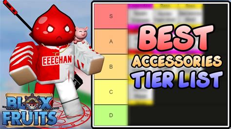 Best blox fruits accessories. Next video will probably be ranking best accessories for Fruit and Sword mains. If you want to know what accessory to use for pvp, hit the sub and like butto... 
