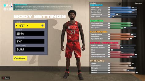 Body Settings. For the height, you do want to go up to six foot eight and don’t go six nine because it takes away your gold defensive badges, then get your weight to 194 pounds, this is very important here, it’s going to be allowing you to get your perimeter defense. ... NBA 2K23 Best Slasher Build - Top 3 Most Overpowered Slasher Builds on .... 