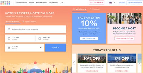 Best booking sites for hotels. Last-minute vacation deals. Package deals. Vacations under $1000. First Class Flight Deals. Business Class Flight Deals. Take advantage of the best hotel deals around. Save money, save time, and get traveling with Expedia.”. 