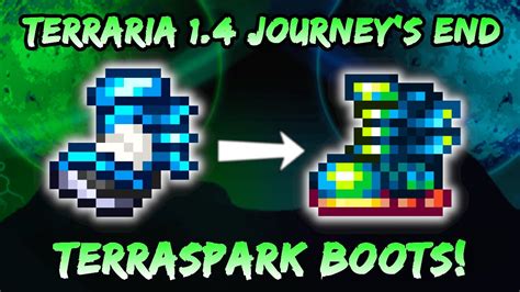 Best boots in terraria. Step 2: Spectre Boots Into Lightning Boots. Lightning Boots have the same functions as the Spectre Boots but allow you to run faster, making them a definite improvement. But finding the items you need to make them can be more difficult than the Spectre Boots. Spectre Boots (you should already have these.) 