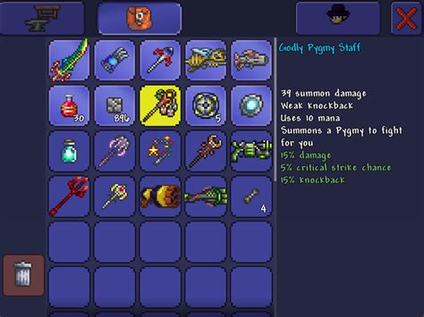 Best bow reforge terraria. The Vampire Knives are a Hardmode post-Plantera melee weapon that autofires a spread of projectiles. The player is healed by a small amount for each projectile that hits an enemy. The Vampire Knives are always found inside the Dungeon's Crimson Chest in Crimson worlds. A Crimson Key will be needed to open the Crimson Chest. Vampire Knives fire between 4 and 8 fast knife projectiles at a ... 