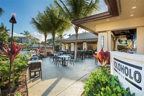 592 reviews #8 of 28 Restaurants in Koloa $$ - $$$ American Bar Vegetarian Friendly. 2440 Hoonani Rd, at the Sheraton Kauai, Poipu Beach, Koloa, Kauai, HI 96756 +1 808-742-8200 Website Menu. Closed now : See all hours.. 