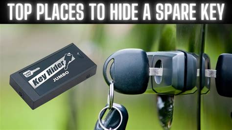 WYZworks XL Magnetic Key Hider, Outdoor Hidden Storage Compartment