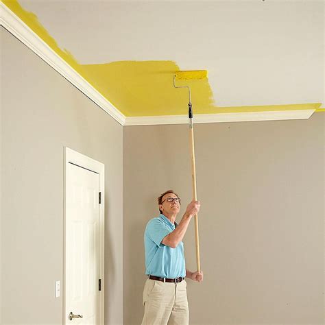 Best ceiling paint. Step 3 Paint. Depending on the manufacturer’s instructions, you may need to allow the primer at least 24 hours but no more than 48 hours to dry before you paint. This time frame can help the paint bond to the primer. You’ll cut the paint in the corners and perimeter with a brush and then roll the middle area. 