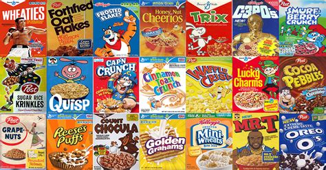 Best cereals of all time. This list of cereals contains everything from sugary morsels to healthy flakes (although the most popular cereals tend to be the sugary, delicious ones). Frosted Flakes, Lucky Charms, Cap'n Crunch, Count Chocula, and more are all vying for the title of most popular cereal of all time and you get to be the one to decide who tops the best ... 