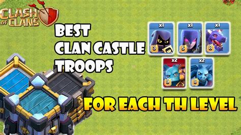 Best clan castle troops for defense. The last step now is upgrading your Army Camps to get the additional troop space and also your Clan Castle. Defense Upgrades. As always, build the new defenses you get first. That's a Archer Tower, a second Air Sweeper, a Wizard Tower and also a Hidden Tesla. The next step is getting the new X-Bows. 