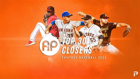 Best closing pitchers 2023. 2023 fantasy closers rankings and relief pitchers for roto 5x5 mixed leagues as of March 23, 2023. Use our RP rankings, tiers and analysis to win your fantasy baseball drafts. 