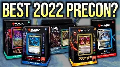 Best commander precons 2022. The nice thing about commander precons is (mostly) everyone agrees what is cool and good in a casual commander deck, while trying to play 60-card casual is a lot harder to find people who agree what’s fine in a kitchen table deck ... I'd imagine it'll be above 20 though. 2022 had 24 I believe - 2 from Kamigawa, 5 from New Capenna, 2 from ... 